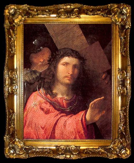 framed  Melone, Altobello Christ Carrying the Cross, ta009-2